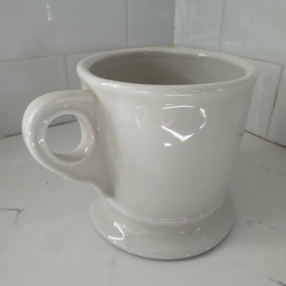 Anthropologie Monogram Initial Coffee Mug Cup White Letter S - Picture 4 of 12